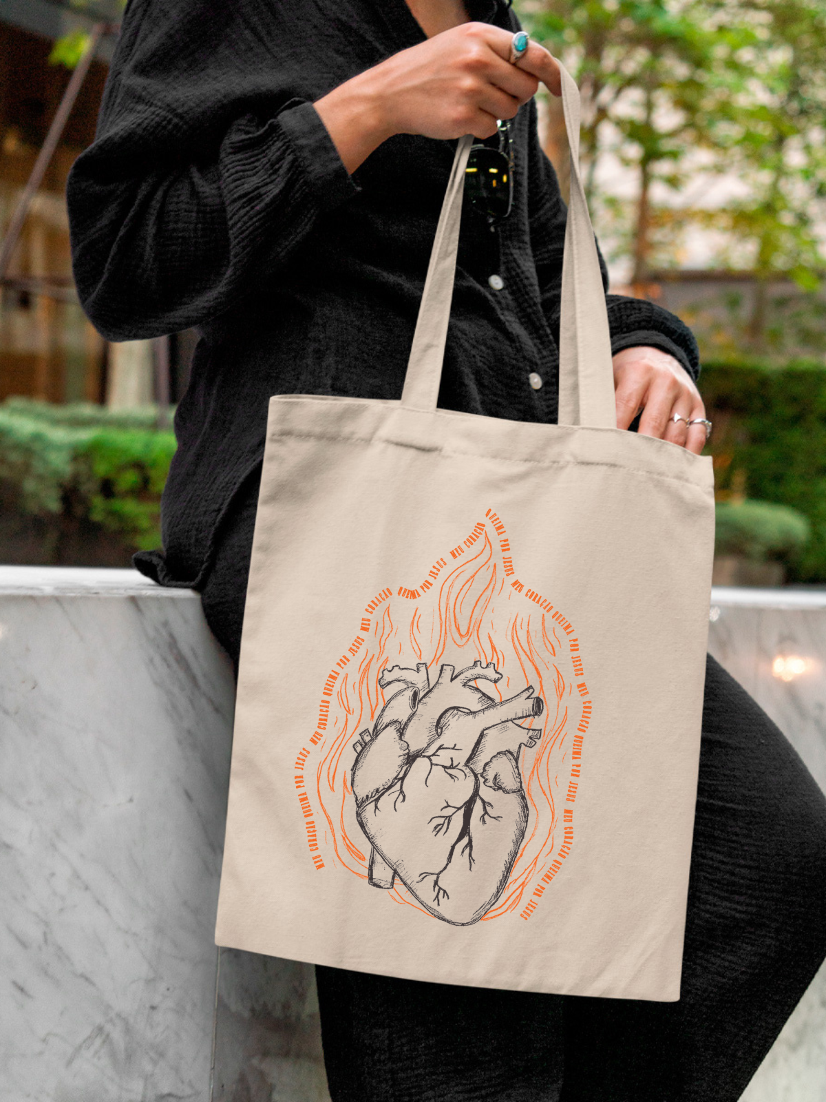 Ecobag 100% em Algodão Burn For Jesus