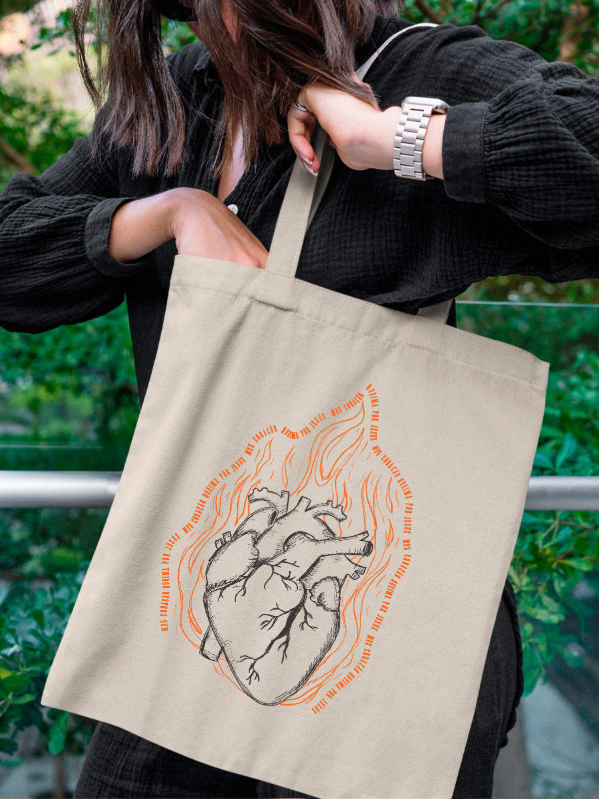 Ecobag 100% em Algodão Burn For Jesus