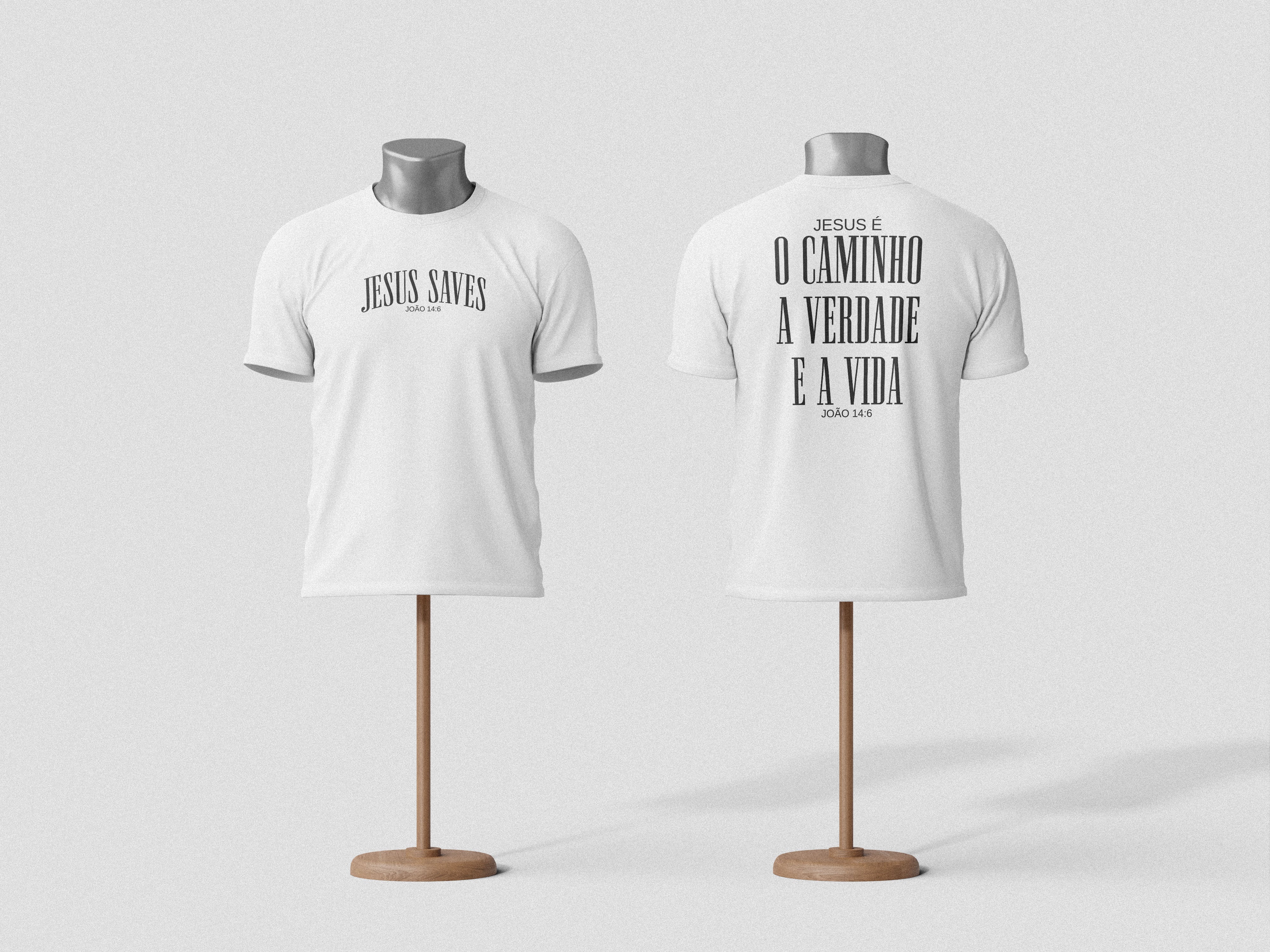 Camiseta Suedine Jesus Saves Tradicional