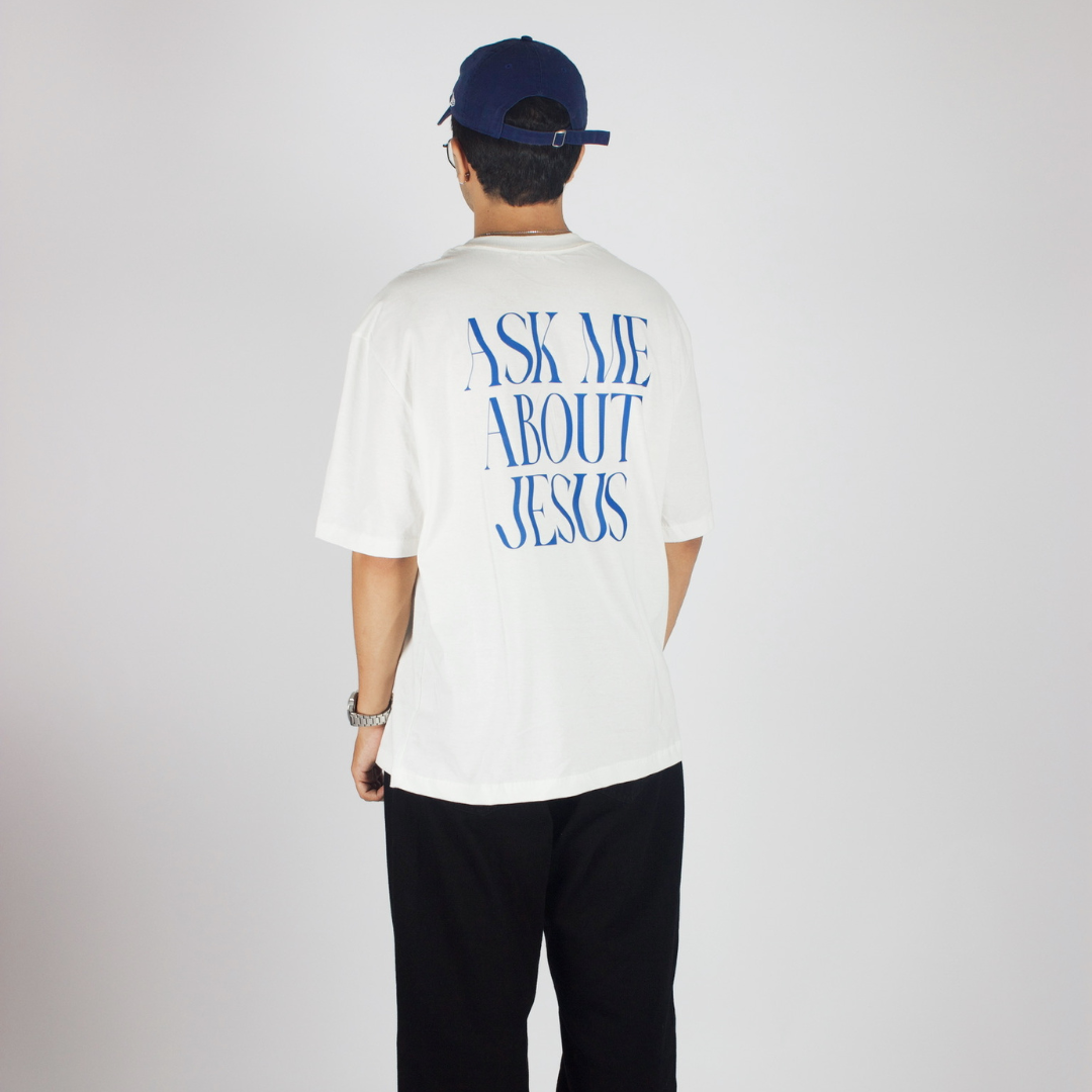 Camiseta Ask Me Oversized