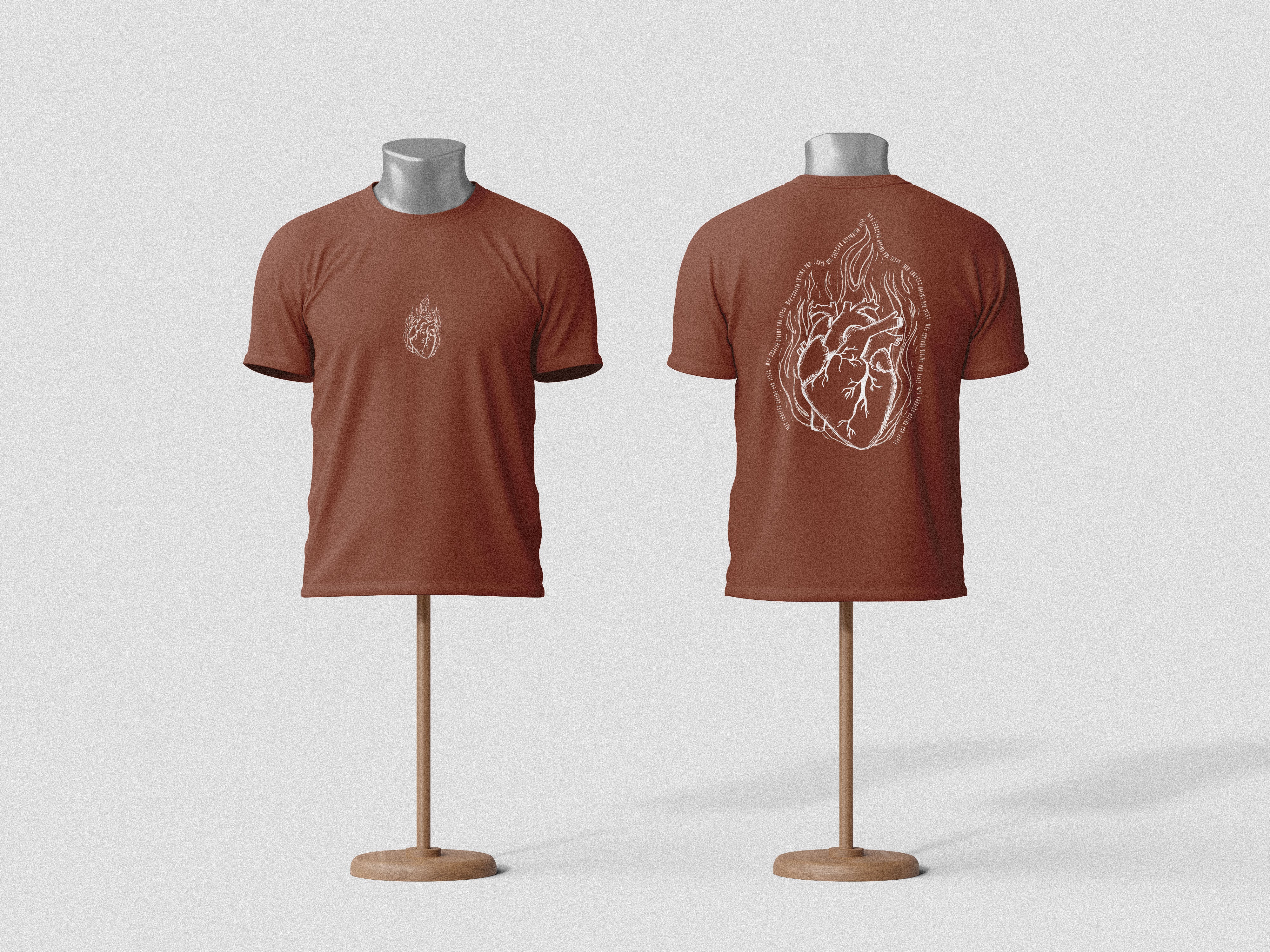 Camiseta Burn For Jesus Oversized